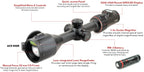 Nocpix Ace H50R 3-24x LRF Thermal Rifle Scope